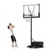 Adjustable Portable Basketball Hoop – 4.1–10Ft Height, 45" Shatterproof Backboard